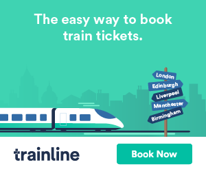 300 x 250 - Banner trainline easy way to book tickets