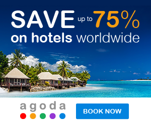 300 x 250 banner - Save up to 75% hotels worldwide beach