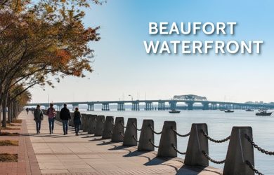 Beaufort Waterfront in South Carolina