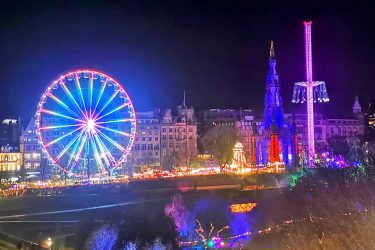 Edinburgh Scotland Christmas Market