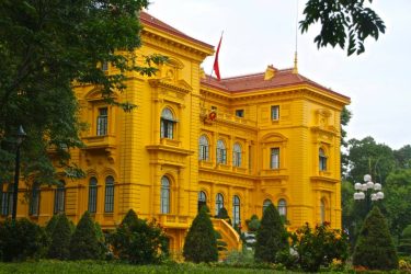 Hanoi, Vietnam - Former Presidential Palace of Ho chi Minh