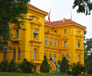 Hanoi, Vietnam - Former Presidential Palace of Ho chi Minh