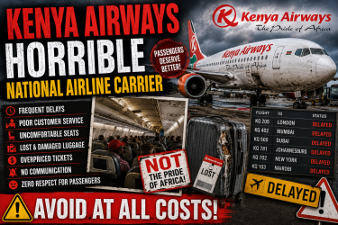 Kenya Airways Horrible National Airline Carrier