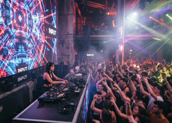 Nightlife in Barcelona, Spain