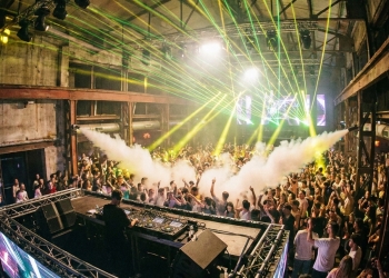 Nightlife in Madrid, Spain