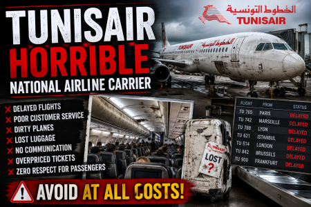 Tunisair Horrible National Airline Carrier